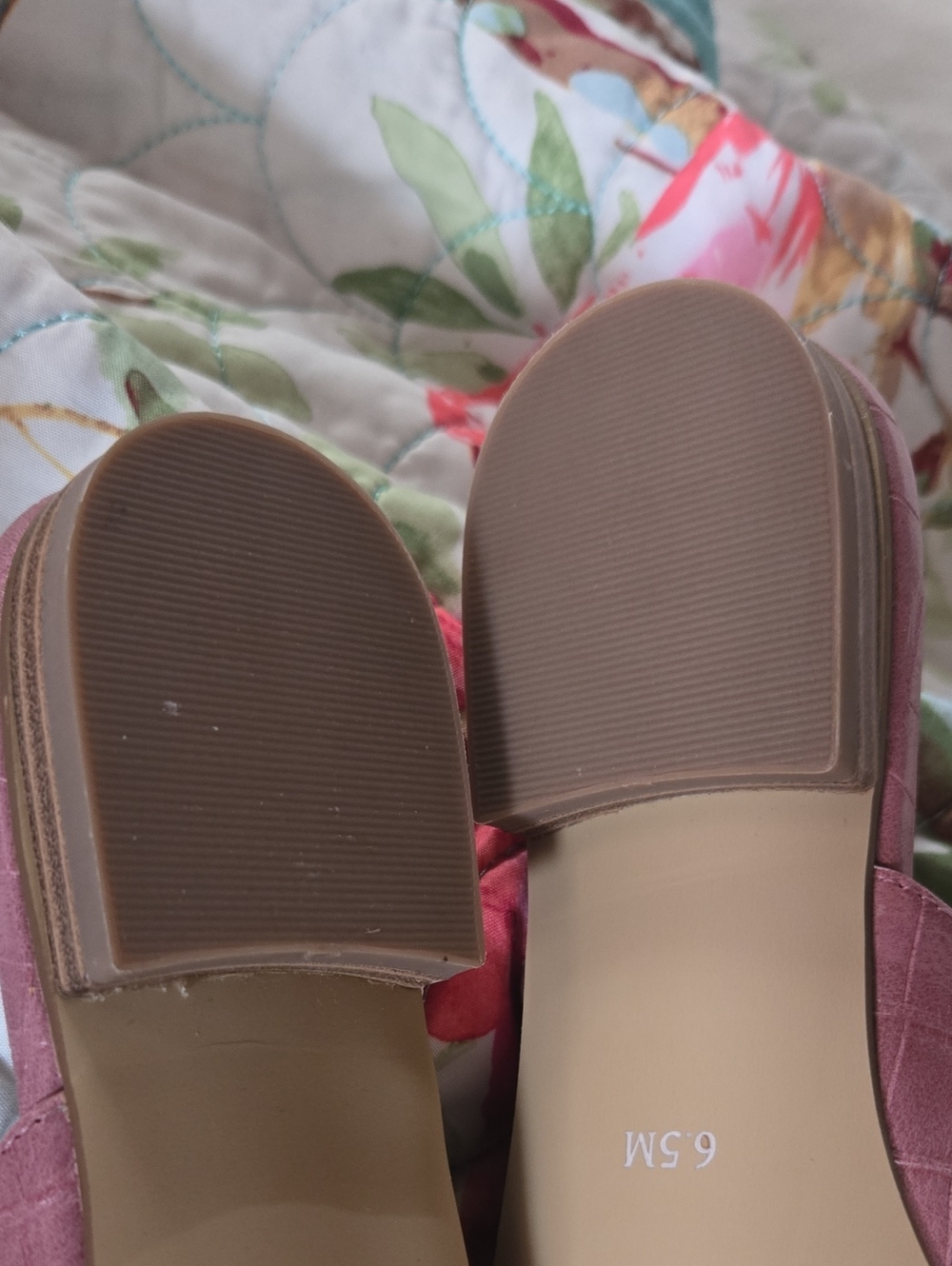 LOFT Mauve Croc-Embossed Slip-On Mules - Picture 2 of 4